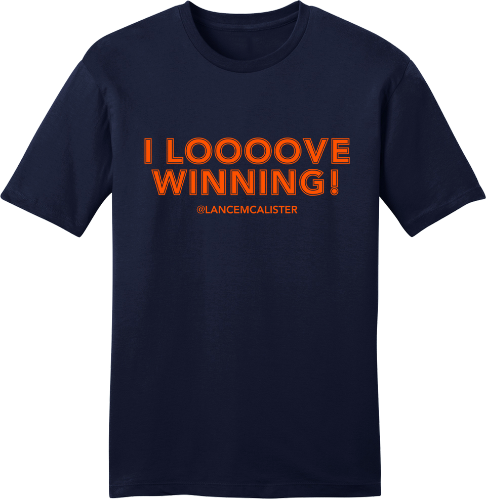 I Loooove Winning Lance McAlister Orange Ink - Cincy Shirts