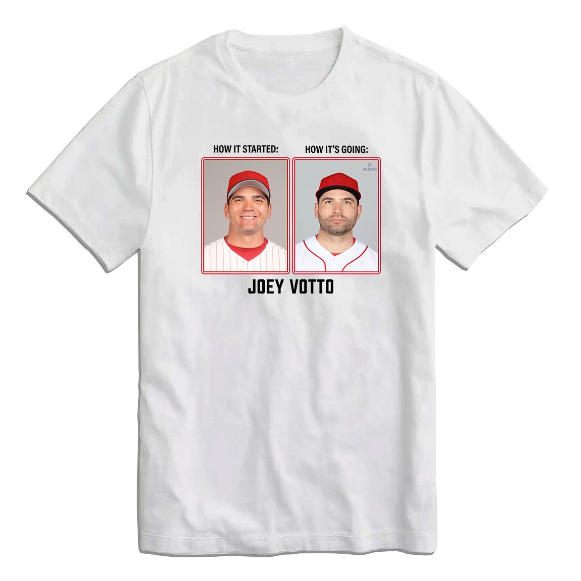 Joey votto Retro Series Tee | Cincinnati mlbpa Apparel | Cincy Shirts Unisex T-Shirt / Black / S