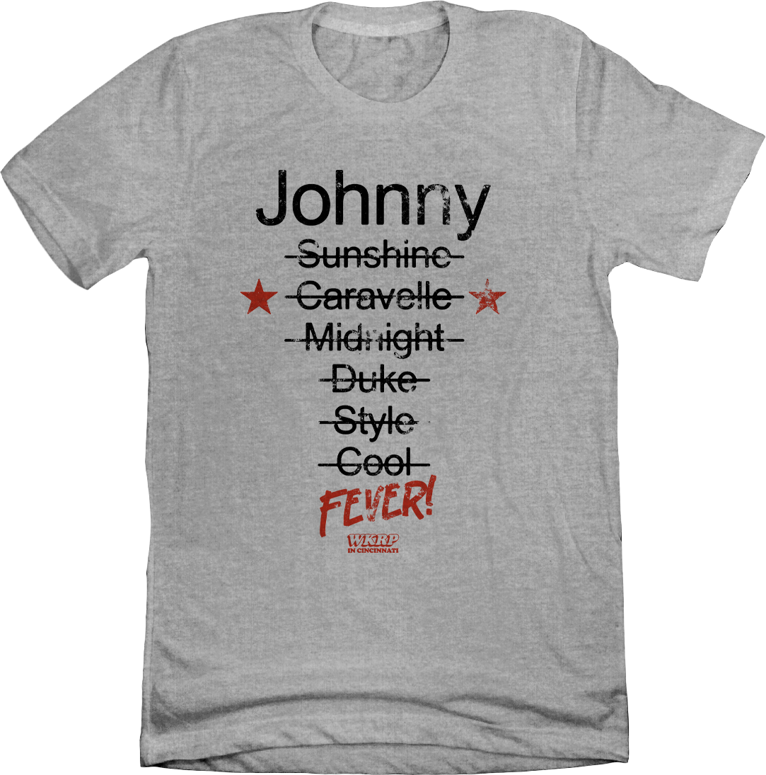 Johnny Fever DJ Names - Cincy Shirts