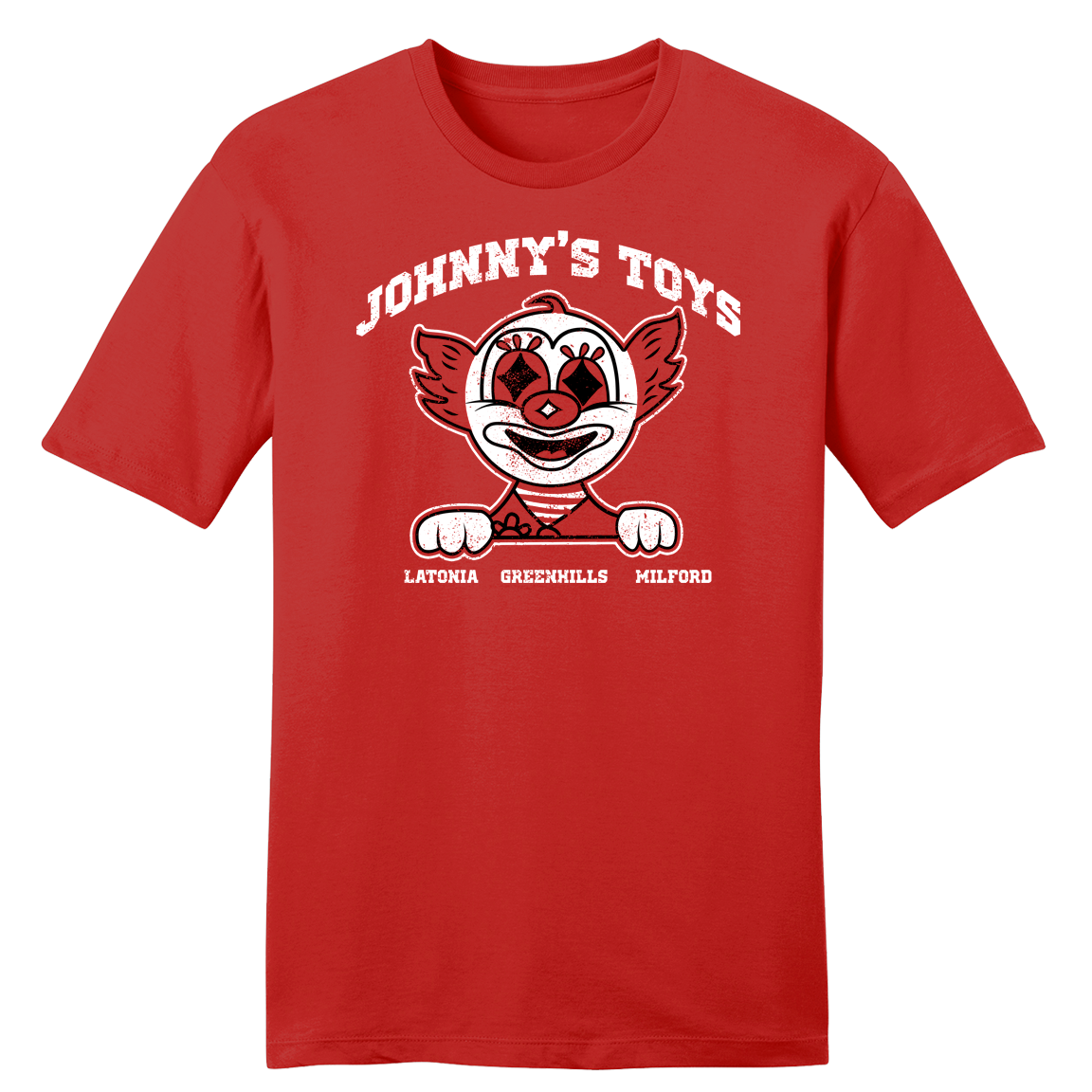 Johnny's Toys Clown Logo - Cincy Shirts