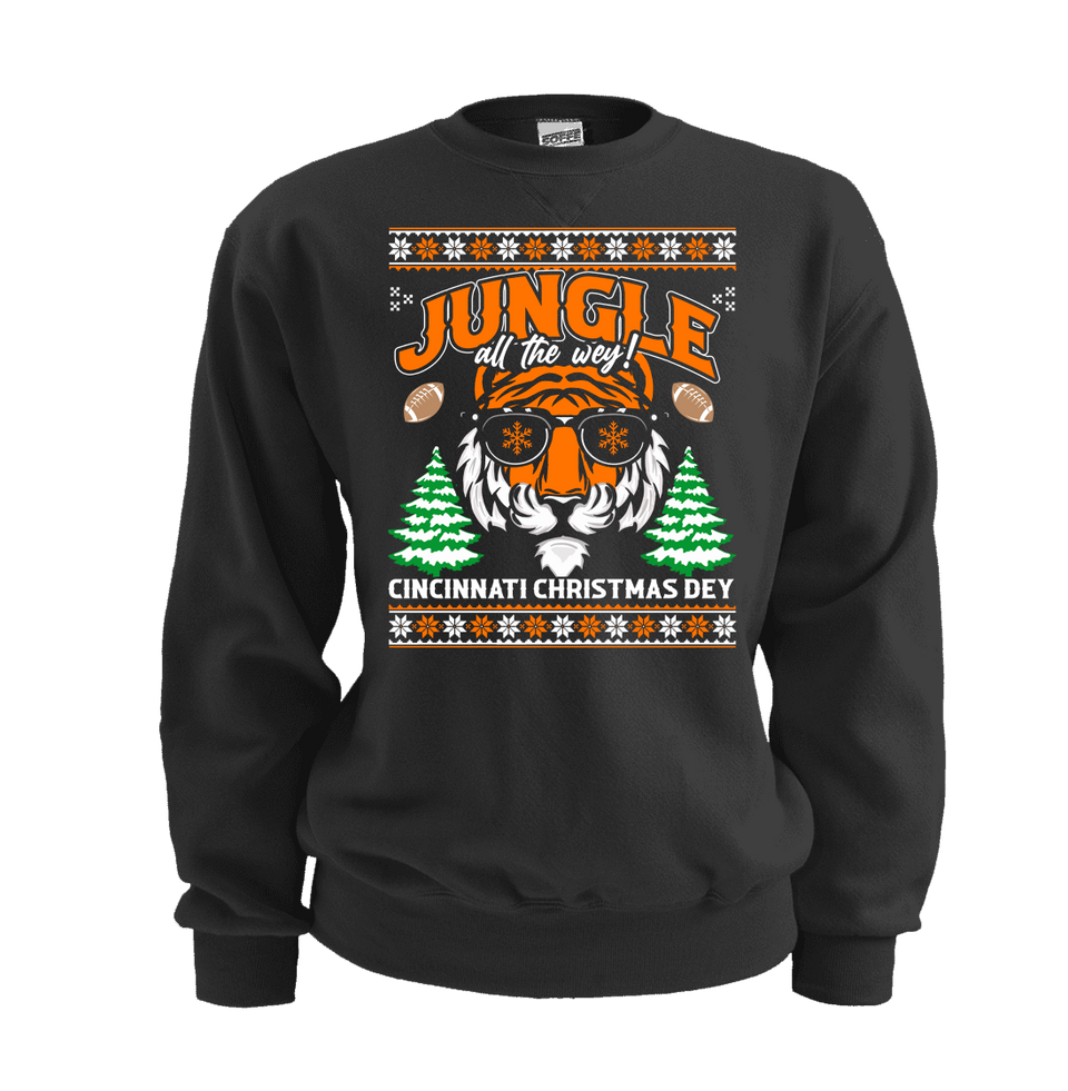Jungle All The Way Ugly Christmas Sweater - Cincy Shirts