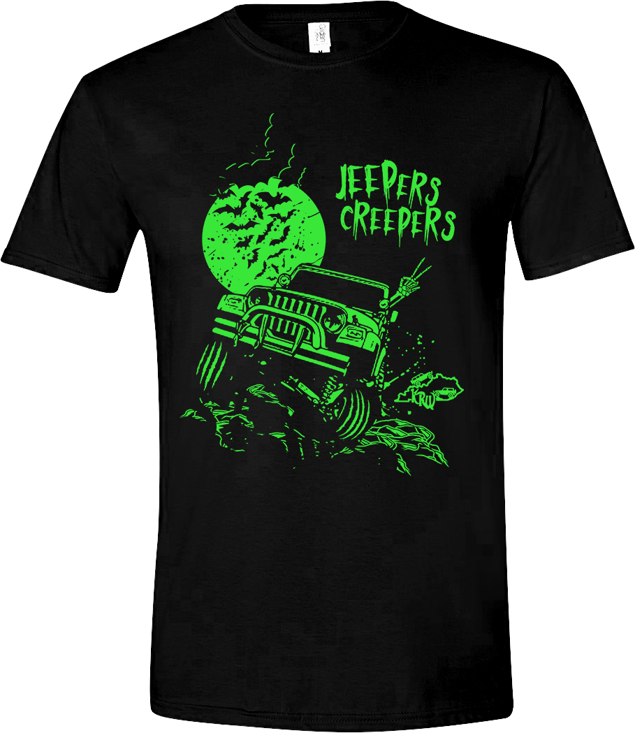 KRW Jeepers Creepers Green Ink - Cincy Shirts