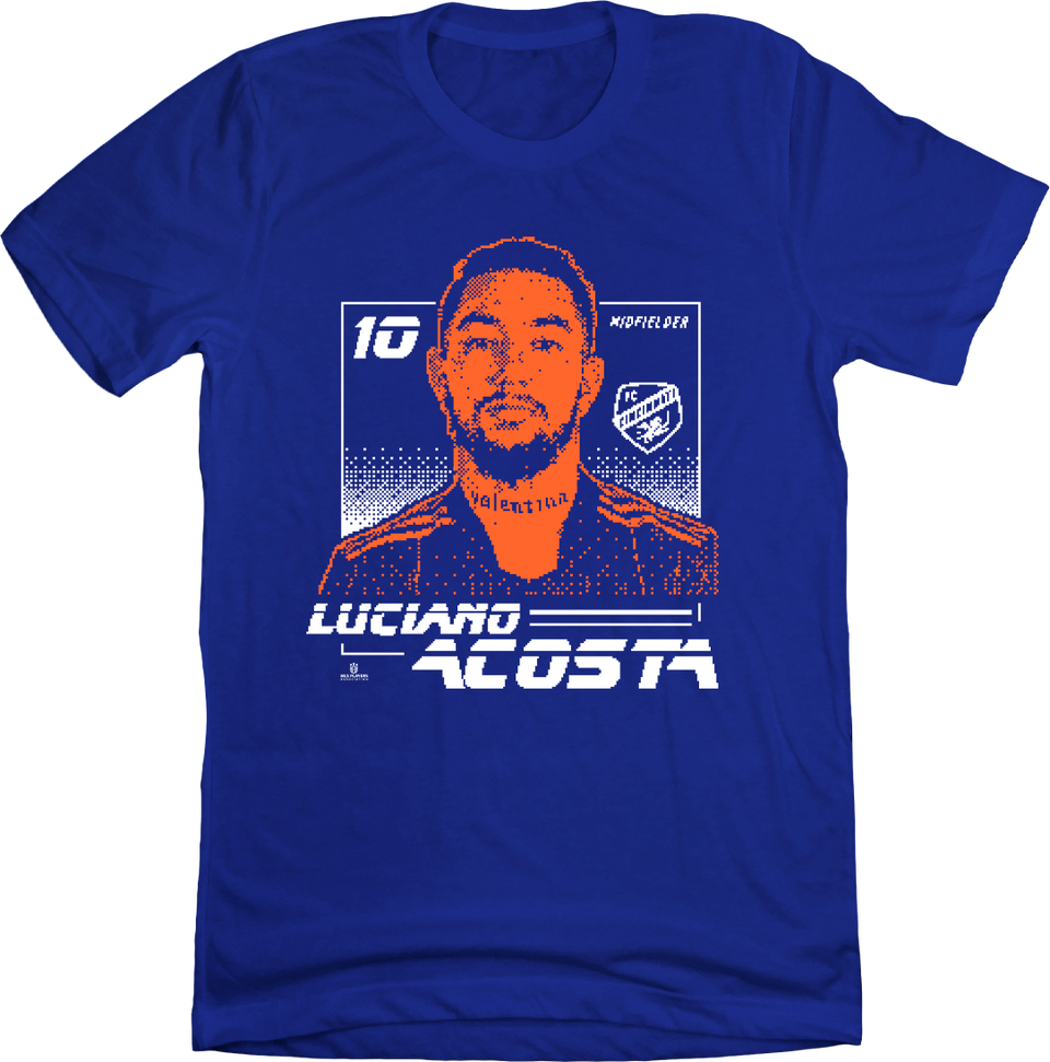 Luciano Acosta Pixel Scoreboard MLSPA Tee - Cincy Shirts