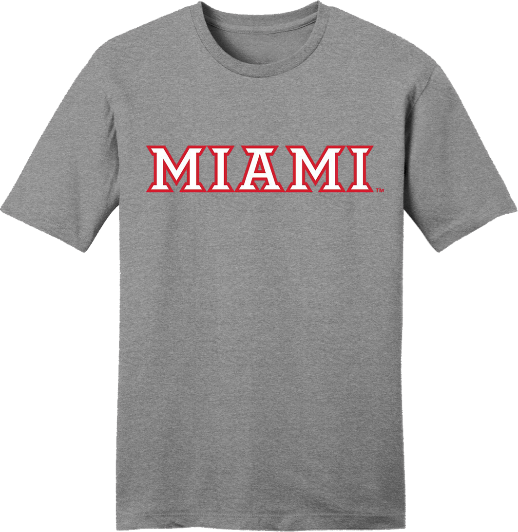 Miami University Block Logo tee