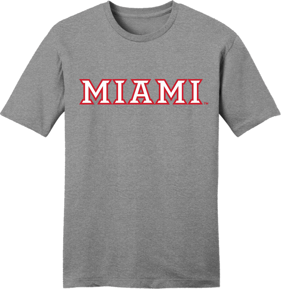 Miami University Block Logo tee