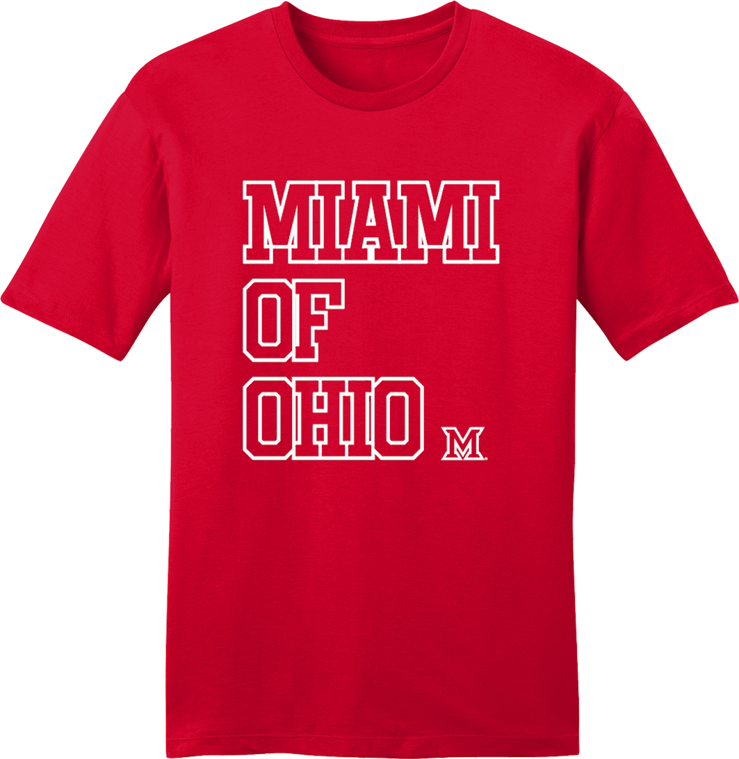 Miami of Ohio Block Logo - Cincy Shirts