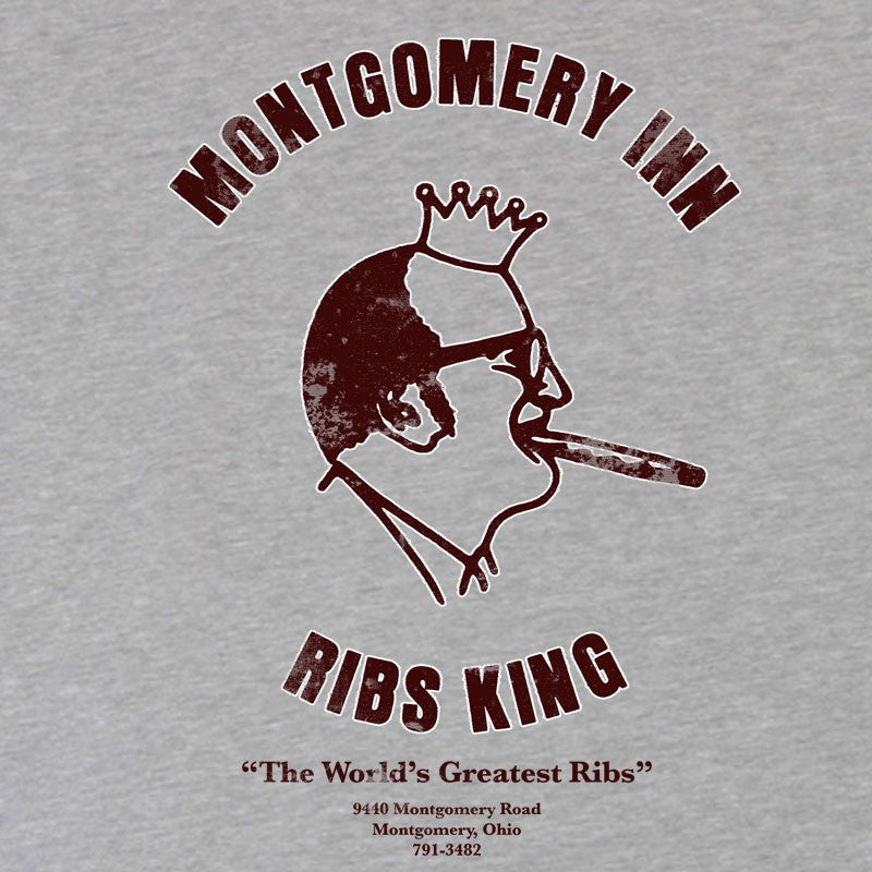 Mongtomery Inn Ribs King Vintage Logo Youth Tee - Cincy Shirts