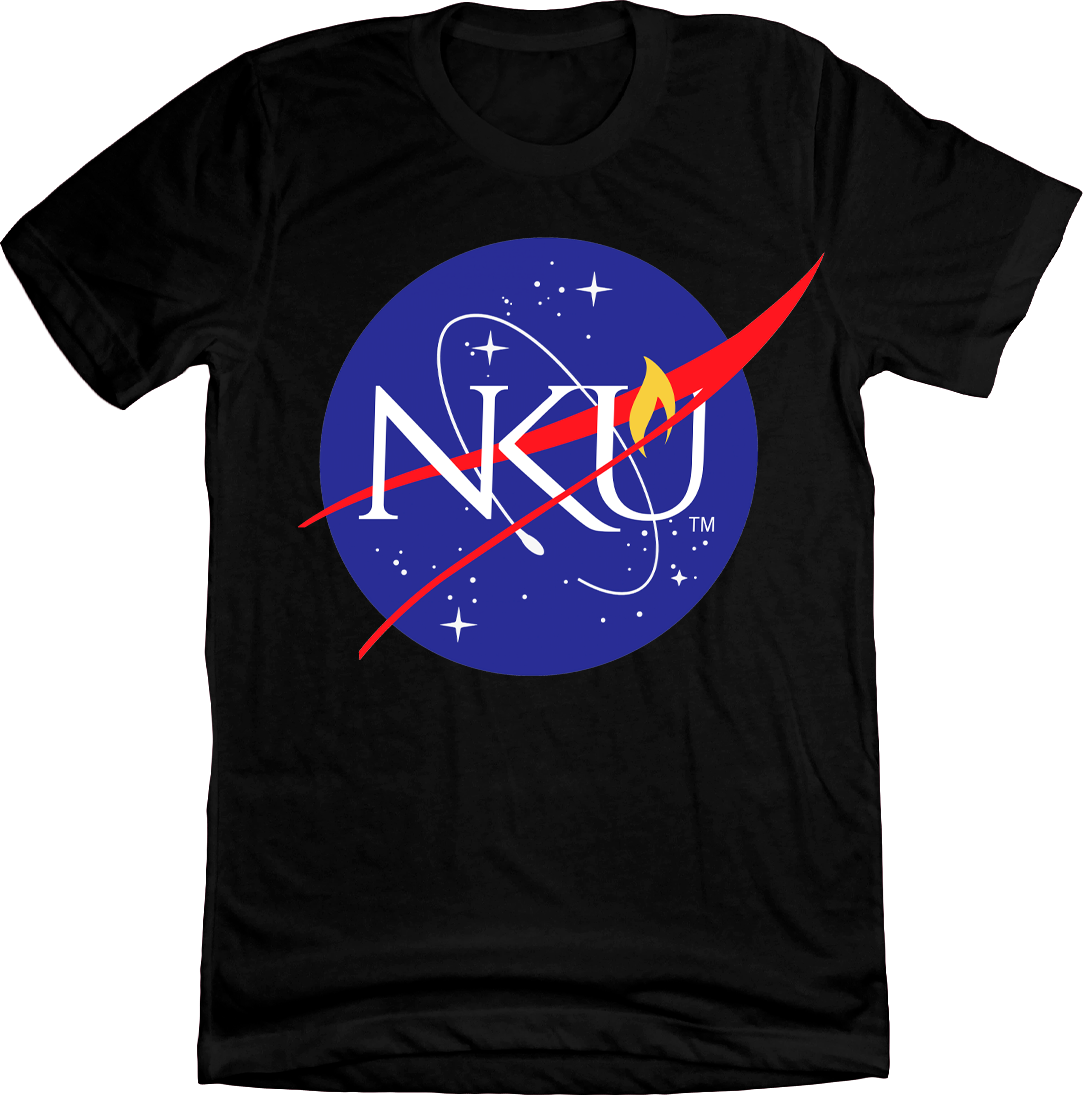 NKU NASA Mashup Black T-shirt Cincy Shirts