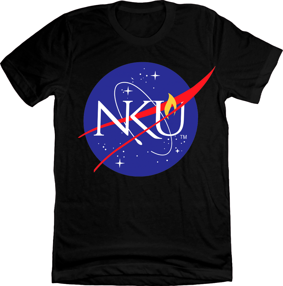 NKU NASA Mashup Black T-shirt Cincy Shirts