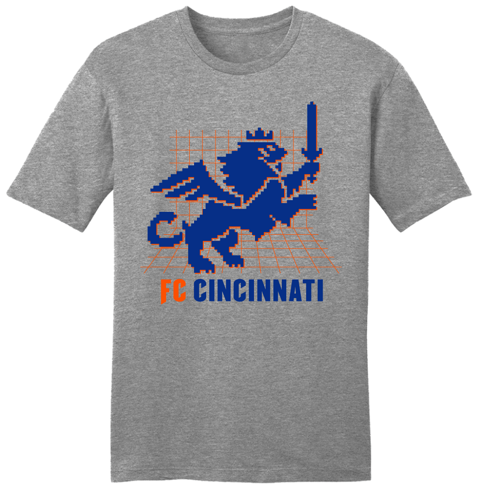 FC Cincinnati Pixel Grid - Cincy Shirts