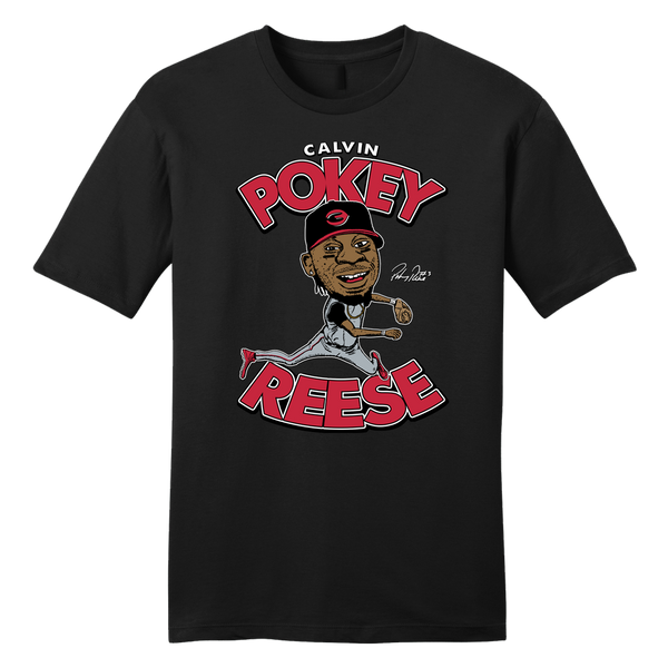 Pokey Reese - Hall of Heroes | Cincinnati Baseball Apparel | Cincy Shirts Unisex T-Shirt / Charcoal / 2x