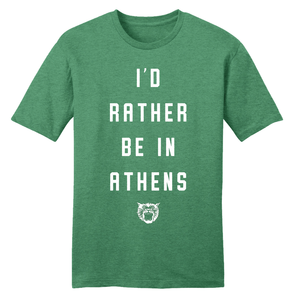 Ohio University I'd Rather Be In Athens - Cincy Shirts
