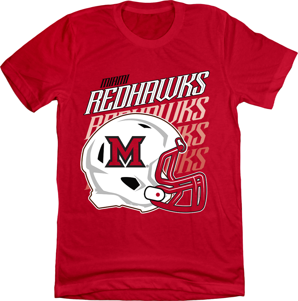 Miami University RedHawks Champion Icon Logo Basketball Jersey Long Sleeve  T-Shirt - Black