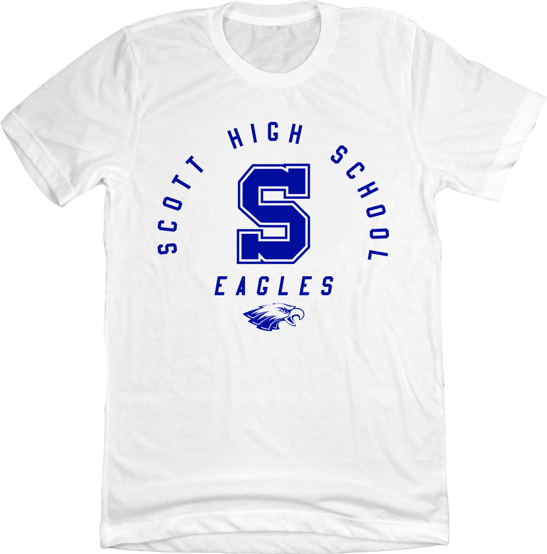 Scott High Eagle Arch Logo white T-shirt Cincy Shirts