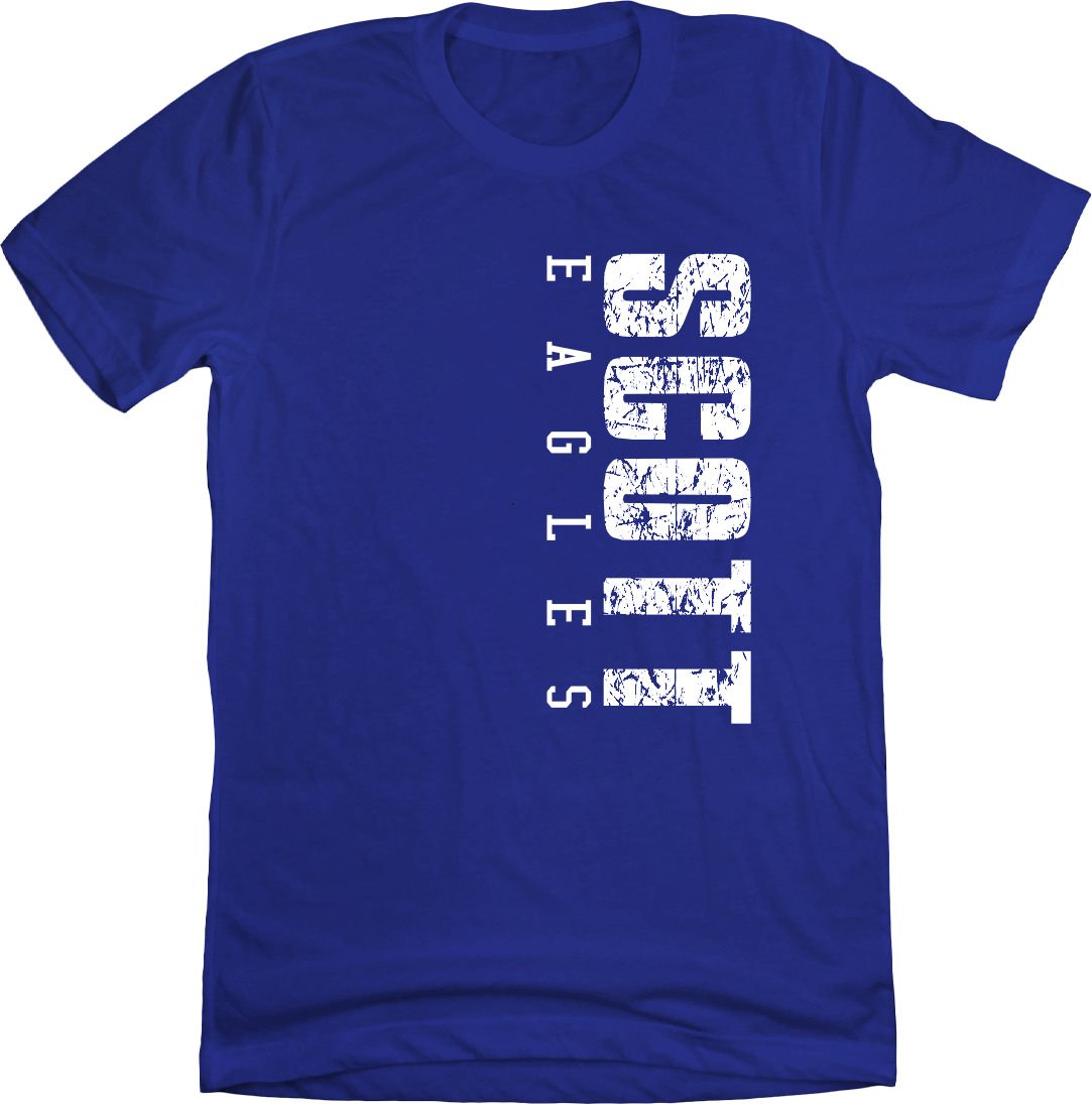 Scott High School Eagles Vertical blue T-shirt Cincy Shirts