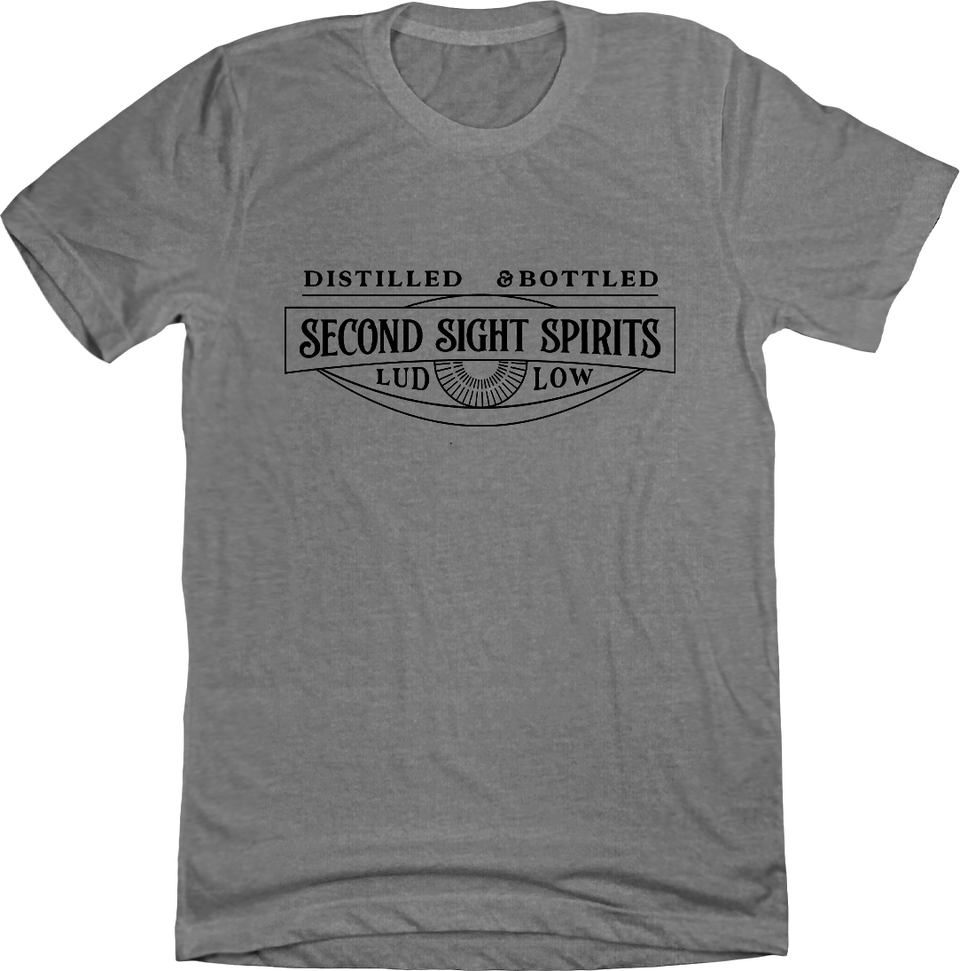 Second Sight Spirits Logo Cincy Shirts Heather Grey T-shirt