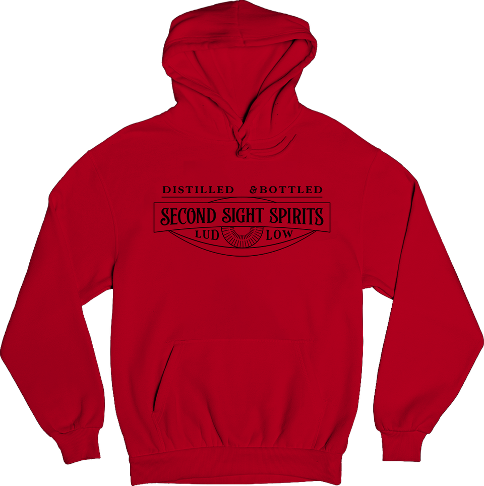 Second Sight Spirits Logo Cincy Shirts Red Hoodie