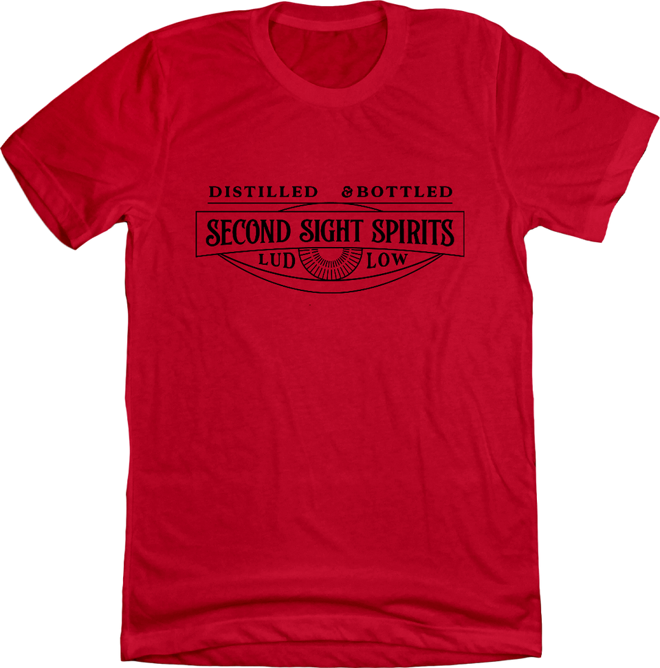 Second Sight Spirits Logo Cincy Shirts Red T-shirt