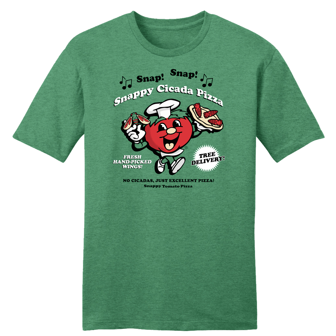 Snappy Cicada Pizza - Snappy Tomato Pizza - Cincy Shirts