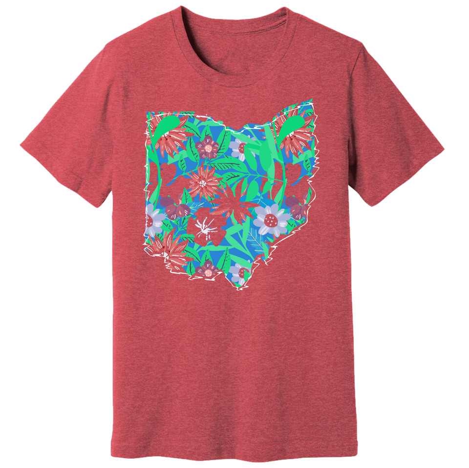 Ohio Floral Tee - Cincy Shirts