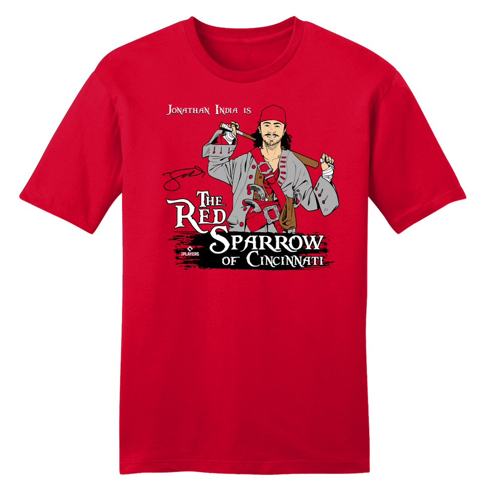 Jonathan India "The Red Sparrow" - Cincy Shirts