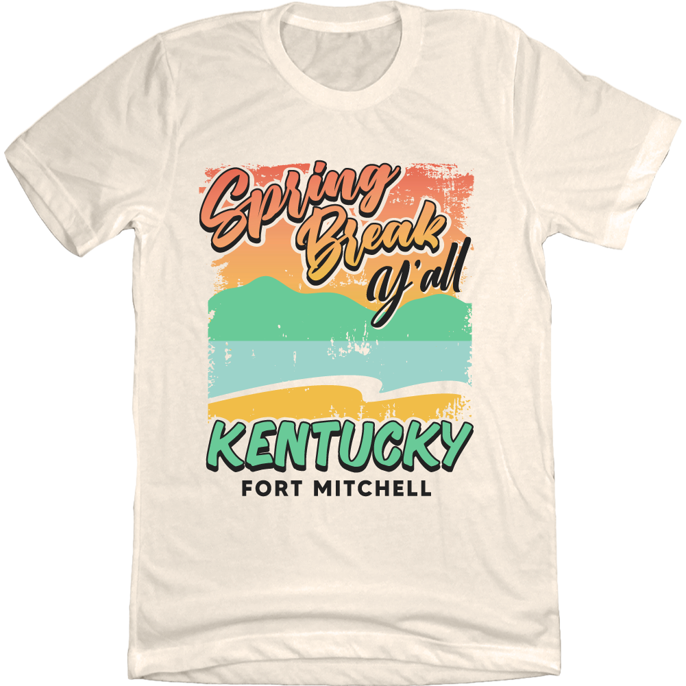 Spring Break - Ft. Mitchell white T-shirt Cincy Shirts