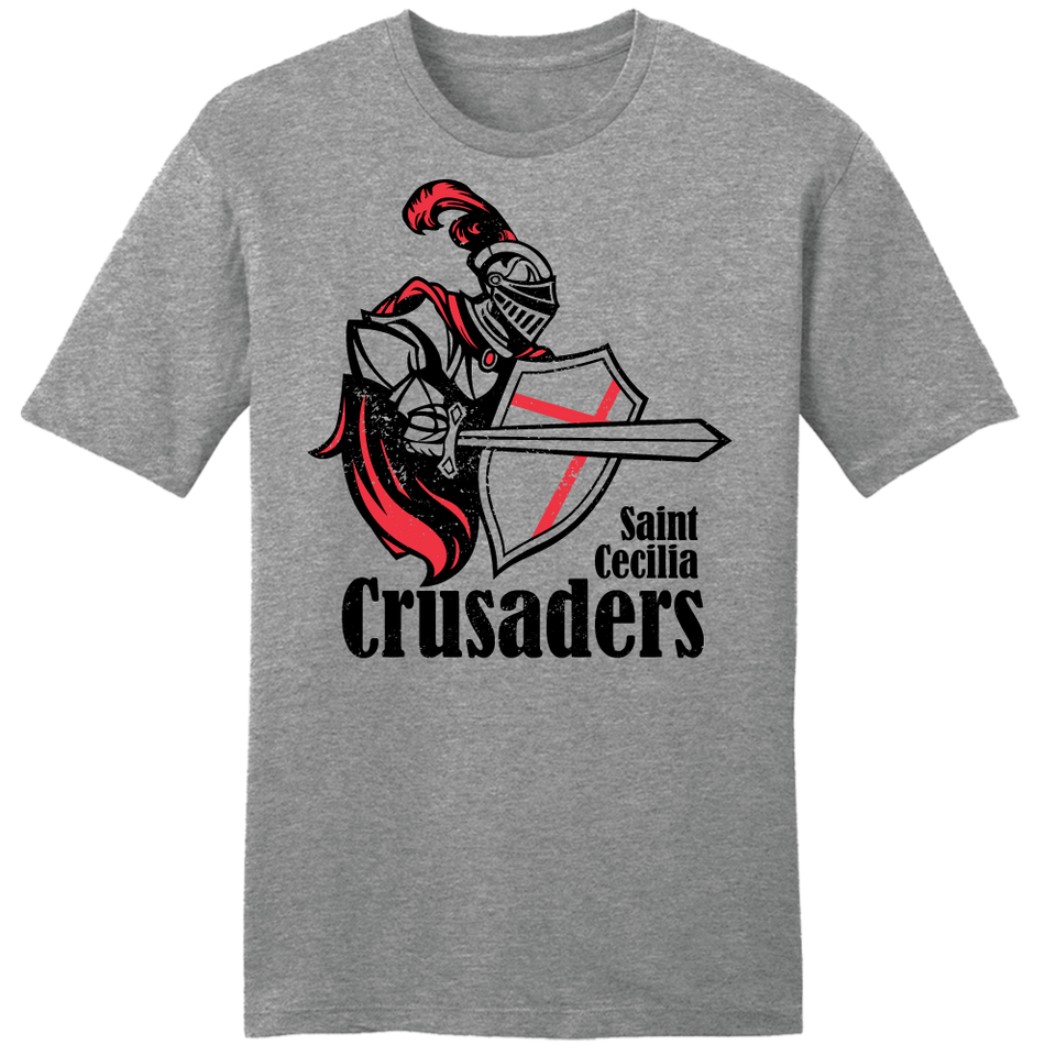 St. Cecilia Crusaders Sword and Shield - Cincy Shirts