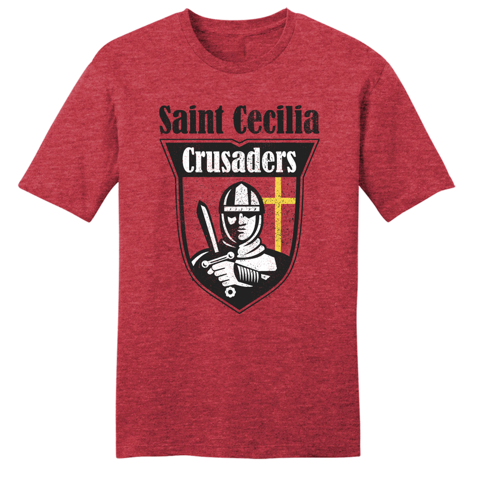 St. Cecilia Crusaders Vintage Logo - Cincy Shirts