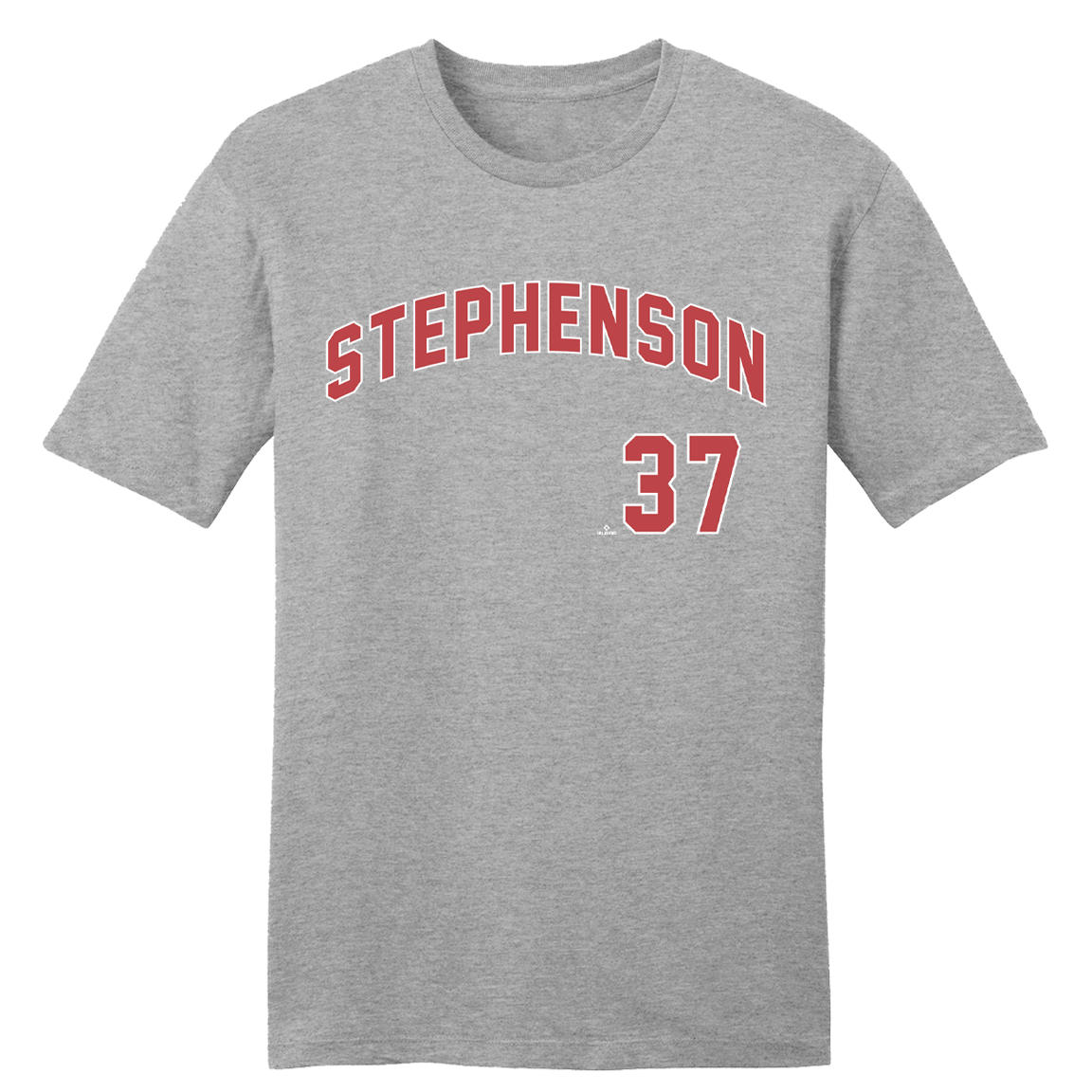Tyler Stephenson Team Font grey tee
