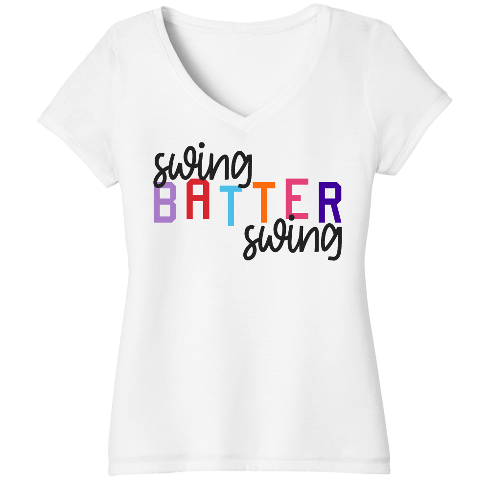 Swing Batter V-neck