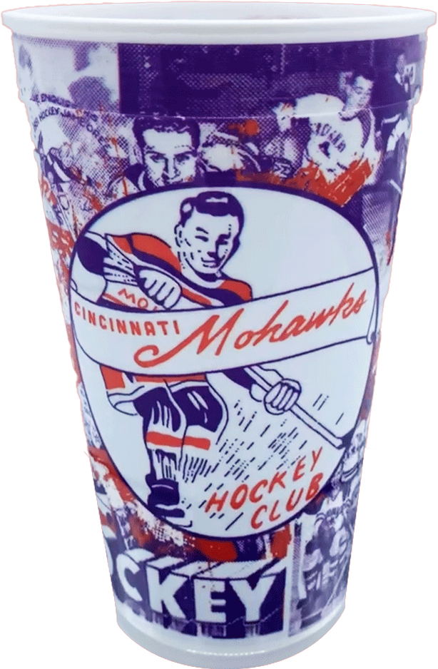 Cincinnati Retro Hockey Cups Set - Cincy Shirts