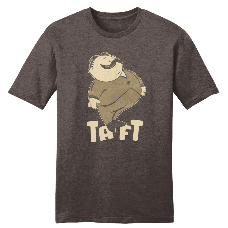 Taft Round Cartoon Style T-shirt