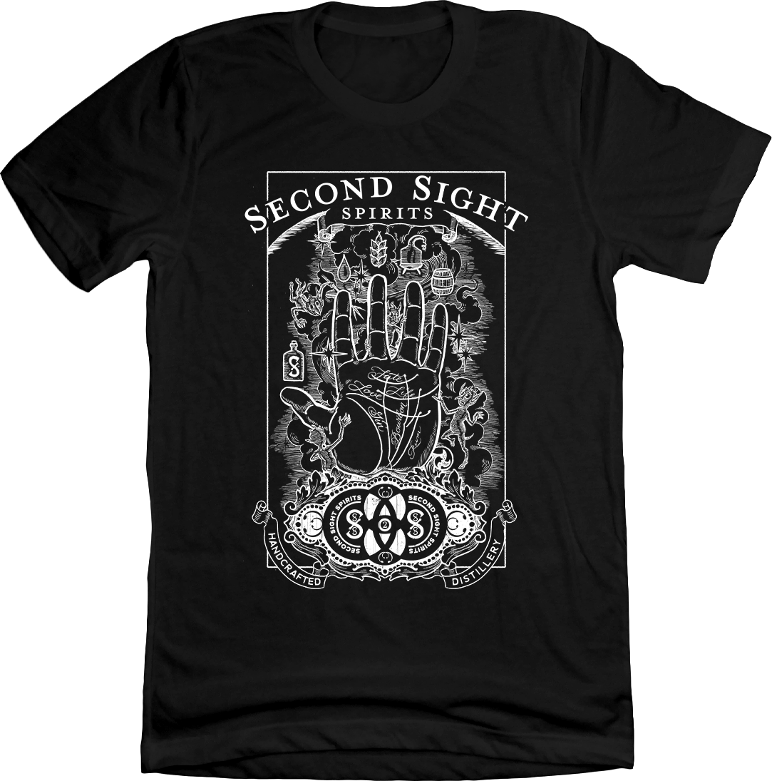 Second Sight Spirits Tarot Cincy Shirts black T-shirt