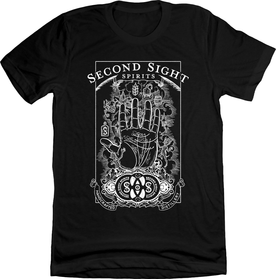 Second Sight Spirits Tarot Cincy Shirts black T-shirt