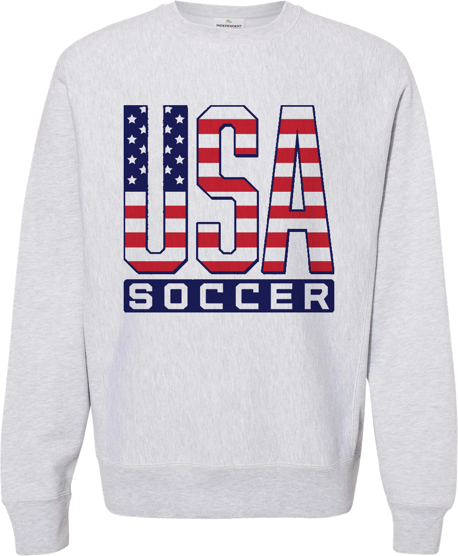 USA Soccer Stars and Stripes Crewneck