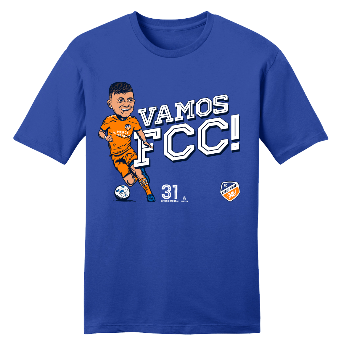 Alvaro Barreal VAMOS MLSPA Tee - Cincy Shirts