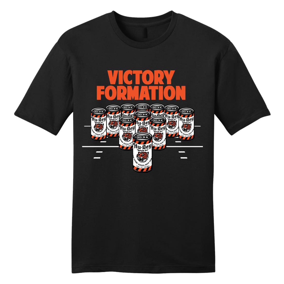 Hu Dey Victory Formation tee black