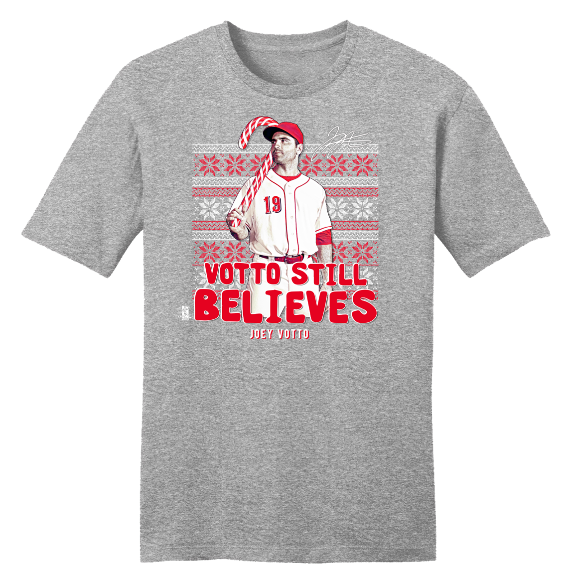 Joey "Votto Still Believes" Christmas - Cincy Shirts