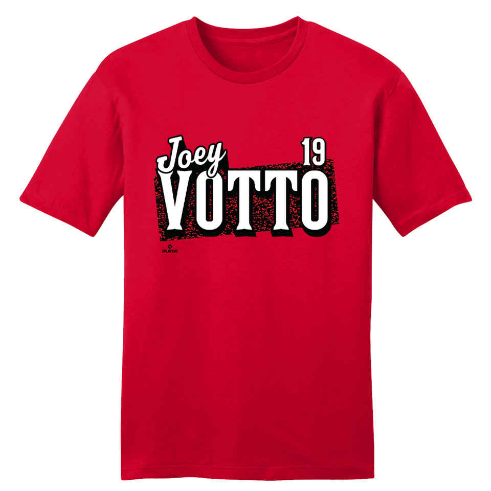 Joey Votto Speckle Team Font tee