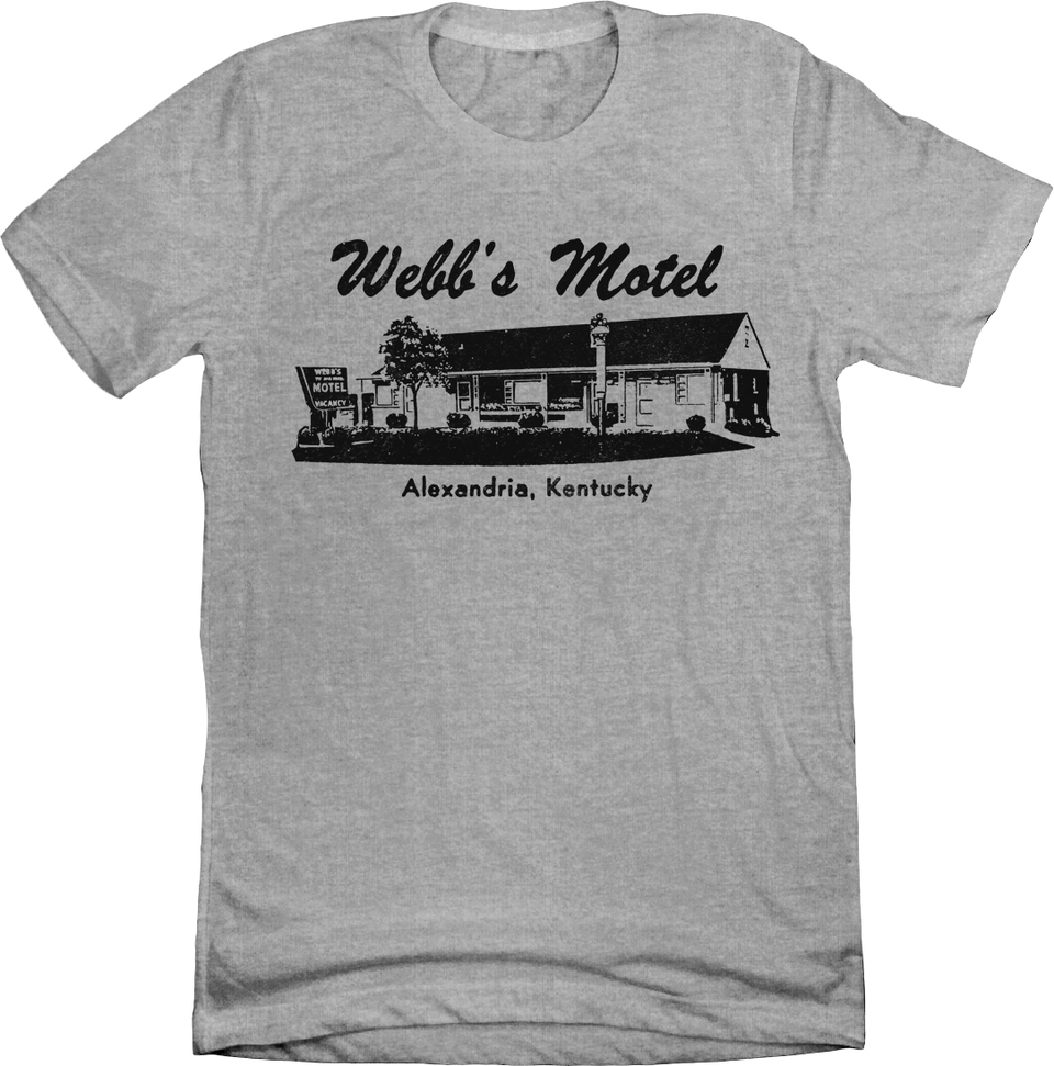 Webb's Motel Alexandria grey T-shirt Cincy Shirts
