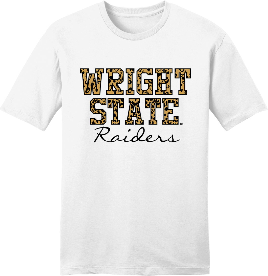 Wright State Leopard Print tee
