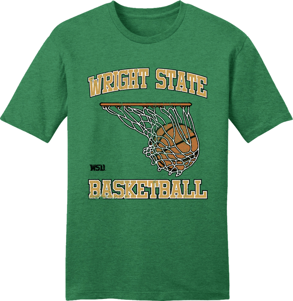Wright State Basketball Swoosh - Cincy Shirts