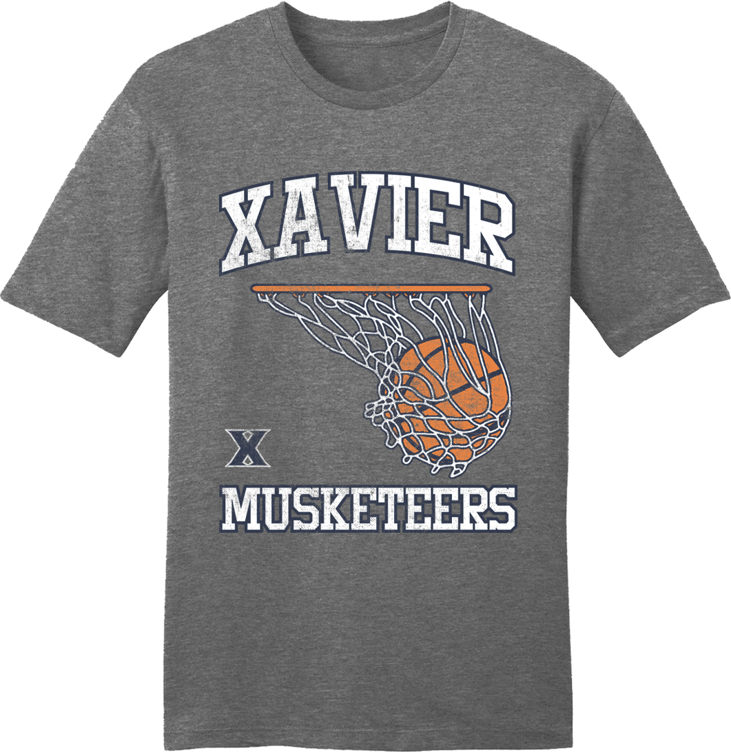 Xavier Vintage Basketball Swoosh T-shirt