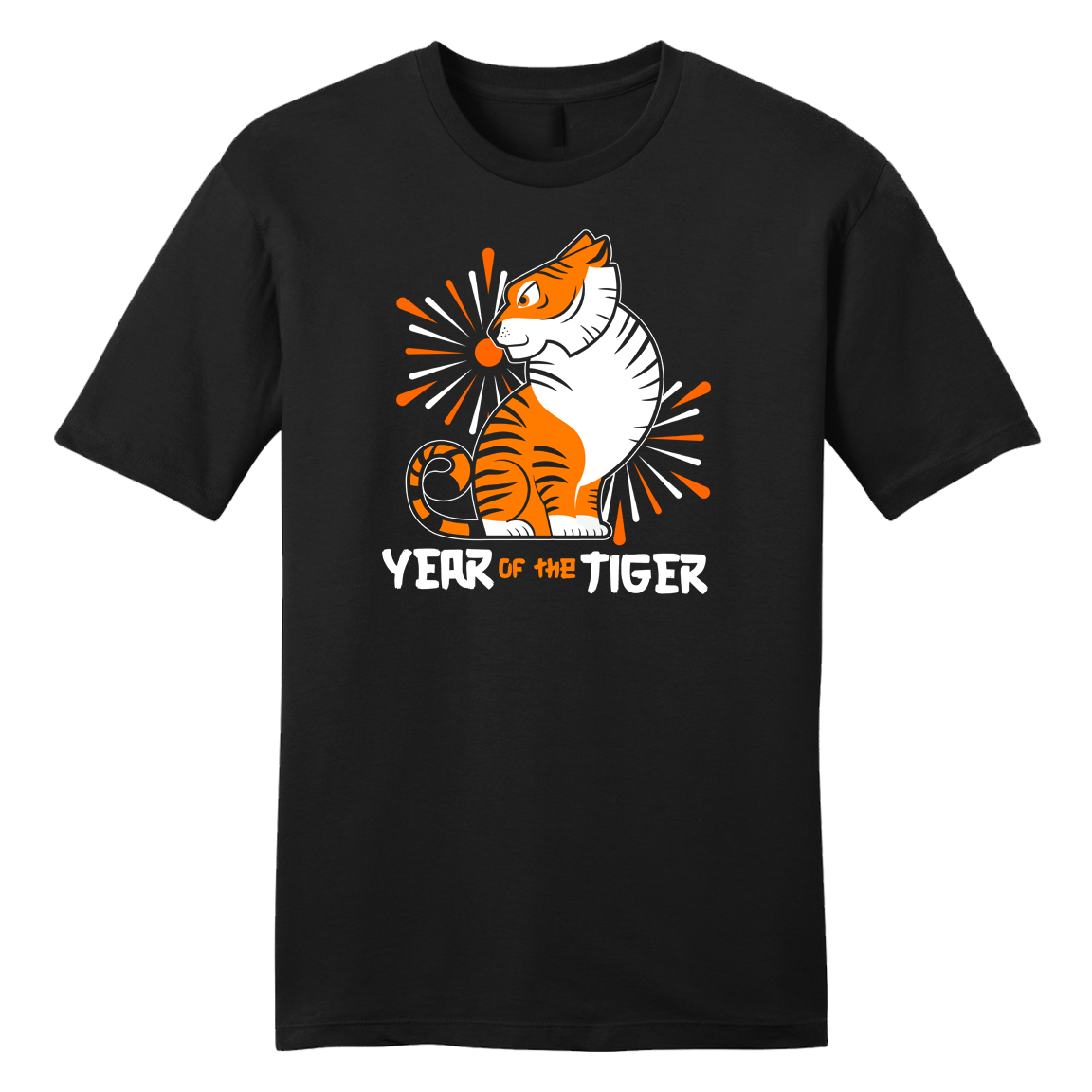 Cartoon Year of the Tiger T-shirt